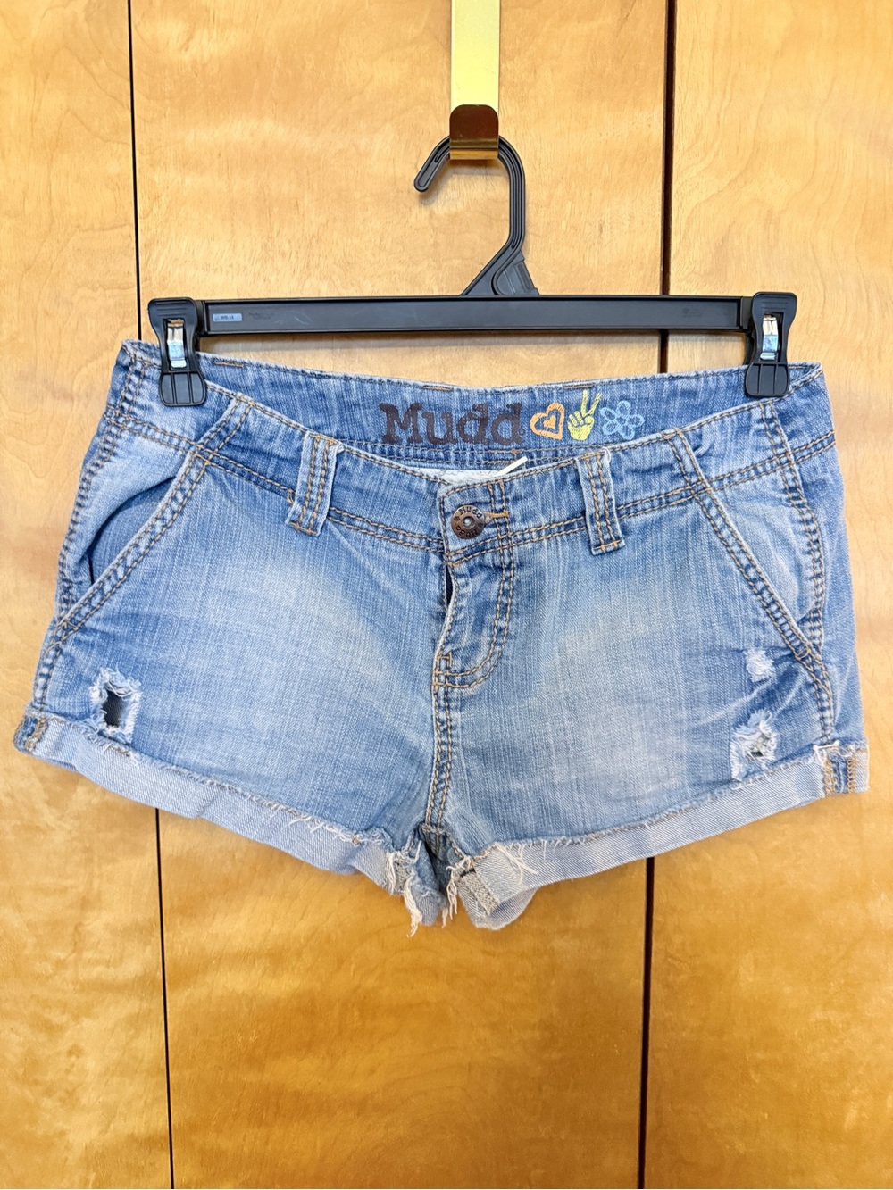 Y2K Vintage Mudd Light Blue Denim Shorts Size  9